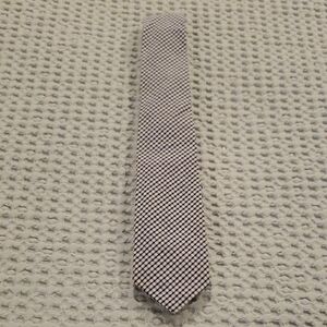 Blue and White Houndstooth Tie Accessories (48)